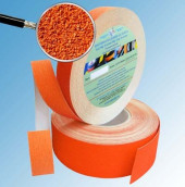 Лента абразивная цветная противоскользящая самоклеящаяся Antislip Systems 50 мм крупная зернистость Оранжевая ролик 18,3 м