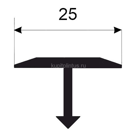 Заказать Алюминиевый Т-профиль 25 мм MP13 23-Дуб пепельный 2,7 м Заказать Алюминиевый Т-профиль 25 мм MP13 23-Дуб пепельный 2,7 м