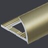Заказать Алюминиевый C-профиль для плитки 8 мм PV07-16 титан матовый 2,7 м 