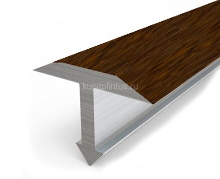 Заказать Профиль Т-образный гибкий 20 мм MP12 из ламинированного алюминия 39 Орех миланский 2,7 м 