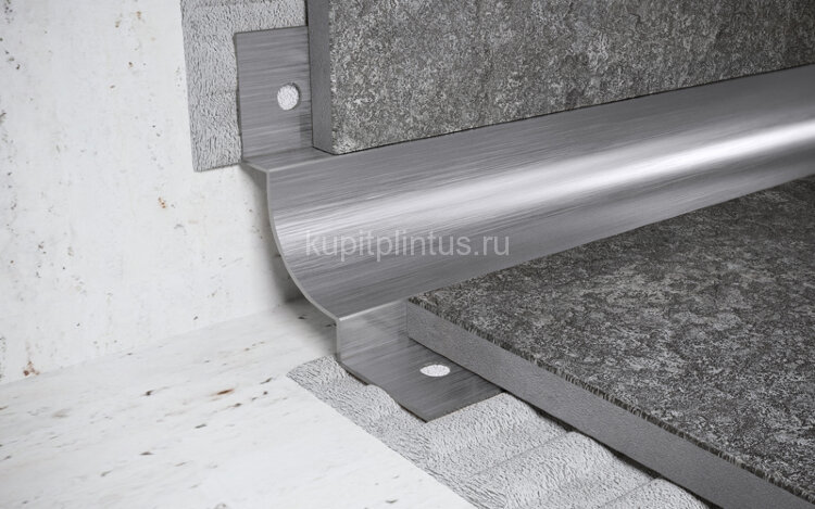 Заказать Стальной профиль угловой внутренний для плитки 12 мм FWM 12 S сатинированная сталь 2,7 м 