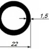 Заказать Труба алюминиевая круглая 22х1,5 мм 3 м Заказать Труба алюминиевая круглая 22х1,5 мм 3 м