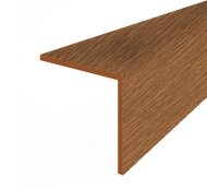 Уголок ПВХ двухсторонний IDEAL У20 отделочный 217 Дуб темный 2,7 м Уголок ПВХ двухсторонний IDEAL У20 отделочный 217 Дуб темный 2,7 м