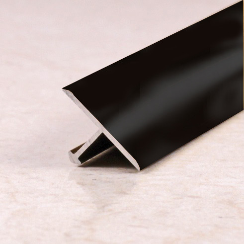 Заказать Алюминиевый Т-образный профиль ПТ-10 Черный глянец 2,7 м 
