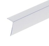 Уголок защитный ПВХ прозрачный Lemal E9х19 2,75 м Уголок защитный ПВХ прозрачный Lemal E9х19 2,75 м