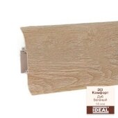 Плинтус напольный пластиковый IDEAL Комфорт 203 Дуб беленый 2,5 м