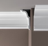 Потолочный плинтус 120х60 мм Де-Багет XPS POLYMER ПП 09 белый 2 м