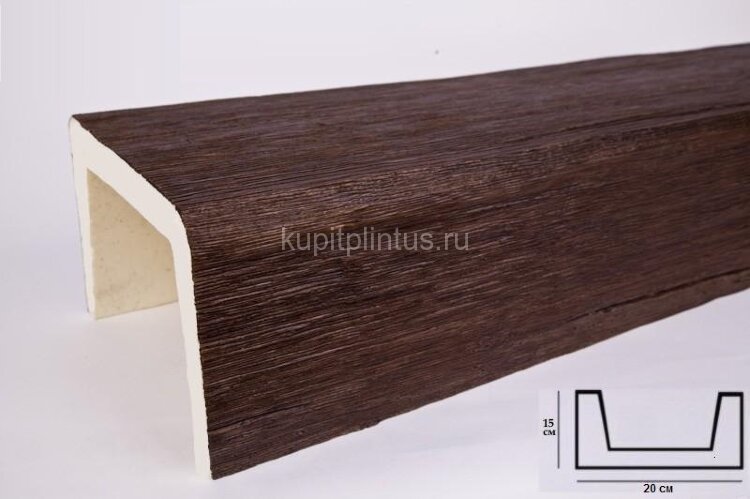 Заказать Декоративная балка из полиуретана 150х200 мм Уникс Модерн М22 Дуб 2 м Заказать Декоративная балка из полиуретана 150х200 мм Уникс Модерн М22 Дуб 2 м