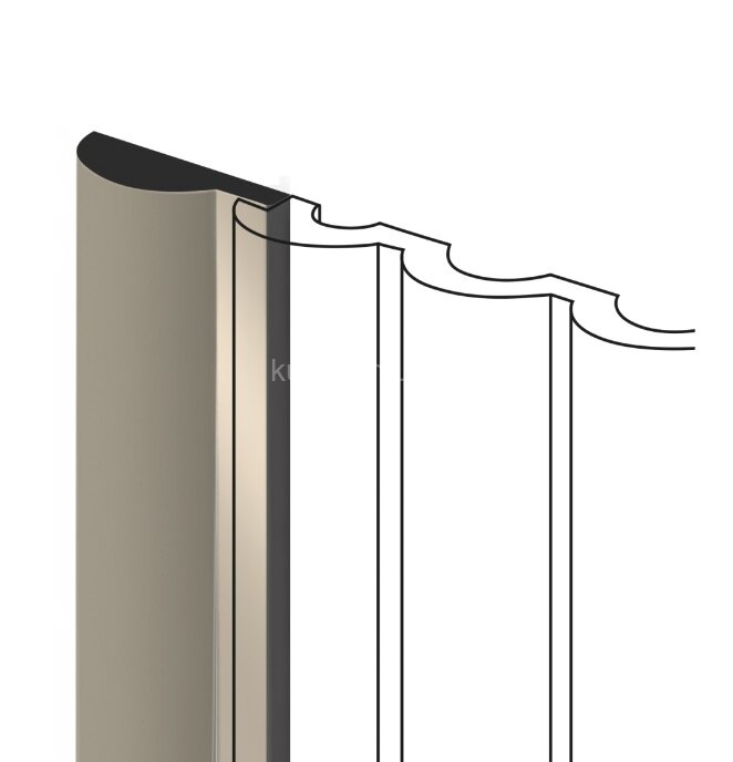 Заказать Финишный молдинг 12х36 мм HiWood LF140A BR432 коричневый 2,7 м Заказать Финишный молдинг 12х36 мм HiWood LF140A BR432 коричневый 2,7 м