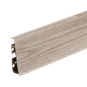 Напольный плинтус Cezar Hi-Line Prestige 75 мм цвет 157 под дерево 2,5 м Напольный плинтус Cezar Hi-Line Prestige 75 мм цвет 157 под дерево 2,5 м