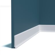 Плинтус напольный Перфект Плюс P223 белый ударопрочный полимер 80х13х2000 мм Плинтус напольный Перфект Плюс P223 белый ударопрочный полимер 80х13х2000 мм