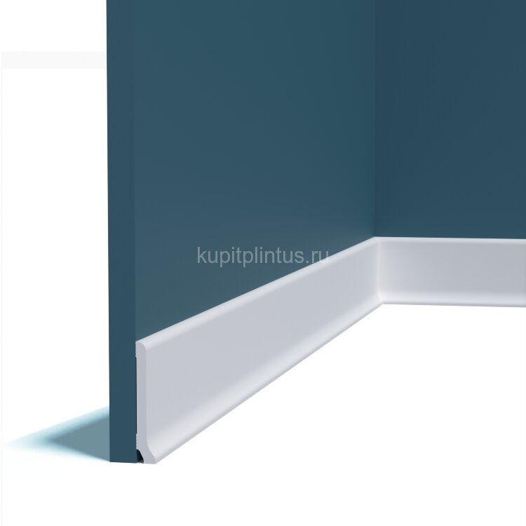 Заказать Плинтус напольный Перфект Плюс P223 белый ударопрочный полимер 80х13х2000 мм Заказать Плинтус напольный Перфект Плюс P223 белый ударопрочный полимер 80х13х2000 мм