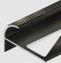 Заказать Алюминиевый профиль F-образный для ступеней 12 мм PV57-18 черный матовый 2,7 м 