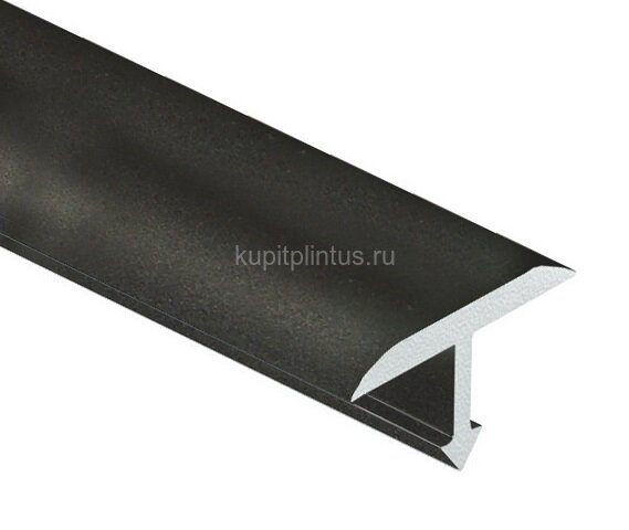 Заказать Профиль Т-образный алюминиевый 10 мм закругленный Gunsen PV33-18 черный матовый 2,7 м 