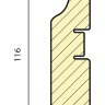 Заказать Плинтус МДФ Smartprofile Paint 116 напольный под покраску (Белый) 2,4м 