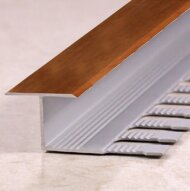 Алюминиевый профиль Т-образный 16 мм Т-16 Л Вишня 2,7 м