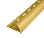 Профиль алюминиевый С-образный ПО-10 золото матовое браш 2,7 м Профиль алюминиевый С-образный ПО-10 золото матовое браш 2,7 м