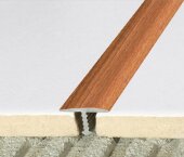 Алюминиевый профиль Т-образный 18 мм Effector A55 38 Бук Красный 2,5 м