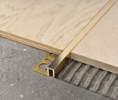 Профиль П-образный 12,5 мм Progress PRFOS 125 латунь шлифованная 2,7 м