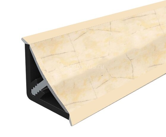 Заказать Плинтус для столешницы 14х14 Cezar Mini вогнутый 014 Мрамор светлый 3 м Заказать Плинтус для столешницы 14х14 Cezar Mini вогнутый 014 Мрамор светлый 3 м