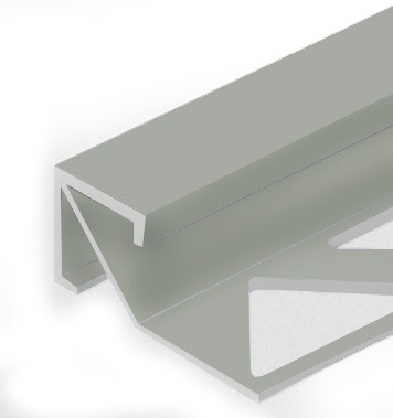 Заказать Профиль для плитки внешний Квадрат 14х14 мм PV72-02 Серебро матовое 2,7 м 