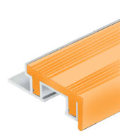 Порог под кафельную плитку из алюминия с вставкой ПВХ 28 мм Бежевый 2,5 м Порог под кафельную плитку из алюминия с вставкой ПВХ 28 мм Бежевый 2,5 м