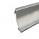Заказать Алюминиевая накладка в зоне плиты плинтуса для столешницы Thermoplast AP120 Inox 0,8 м 