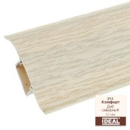 Плинтус напольный пластиковый IDEAL Комфорт 213 Дуб северный 2,5 м Плинтус напольный пластиковый IDEAL Комфорт 213 Дуб северный 2,5 м