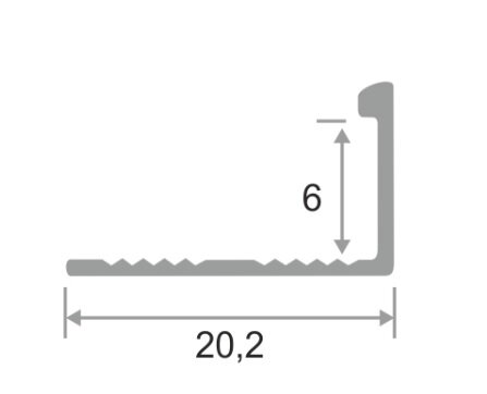 Заказать Алюминиевый L-образный профиль ПО-Г6 Черный матовый 2,7 м Заказать Алюминиевый L-образный профиль ПО-Г6 Черный матовый 2,7 м