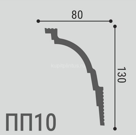 Заказать Потолочный плинтус 130х80 мм Де-Багет XPS POLYMER ПП 10 белый 2 м Заказать Потолочный плинтус 130х80 мм Де-Багет XPS POLYMER ПП 10 белый 2 м