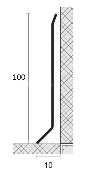 Заказать Плинтус для пола из нержавеющей стали SY044-100H SGB Серебро глянец браш 2,5 м Заказать Плинтус для пола из нержавеющей стали SY044-100H SGB Серебро глянец браш 2,5 м