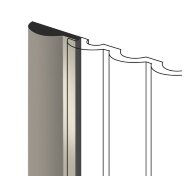 Финишный молдинг 12х36 мм HiWood LF140A BR487 коричневый 2,7 м Финишный молдинг 12х36 мм HiWood LF140A BR487 коричневый 2,7 м