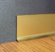 Напольный плинтус алюминиевый 40 мм Евротрим L-40 7910 золото 2,95 м Напольный плинтус алюминиевый 40 мм Евротрим L-40 7910 золото 2,95 м