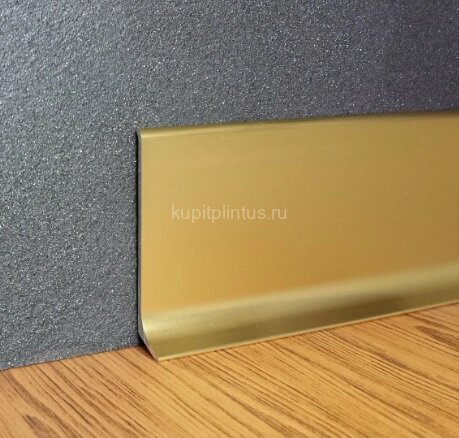 Заказать Напольный плинтус алюминиевый 40 мм Евротрим L-40 7910 золото 2,95 м Заказать Напольный плинтус алюминиевый 40 мм Евротрим L-40 7910 золото 2,95 м