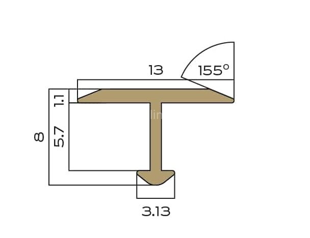 Заказать Профиль T-образный плоский латунный 13 мм NEEXY PVL34-04 ANTBL антик бронза светлая 2.7м Заказать Профиль T-образный плоский латунный 13 мм NEEXY PVL34-04 ANTBL антик бронза светлая 2.7м