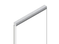 Молдинг 15х15 мм HiWood D15V2 W36 цвет под дерево из фитополимера 2.7м