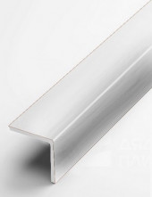 Алюминиевый уголок защитный 30х30 мм прямой PV75-35 светло серый Ral 7035 2,7 м