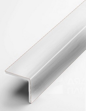 Заказать Алюминиевый уголок защитный 30х30 мм прямой PV75-35 светло серый Ral 7035 2,7 м 