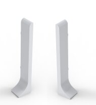 Комплект заглушек (левая+правая) для напольного плинтуса 80 мм Мега-Трейд ЛП-80з 0034 без покрытия