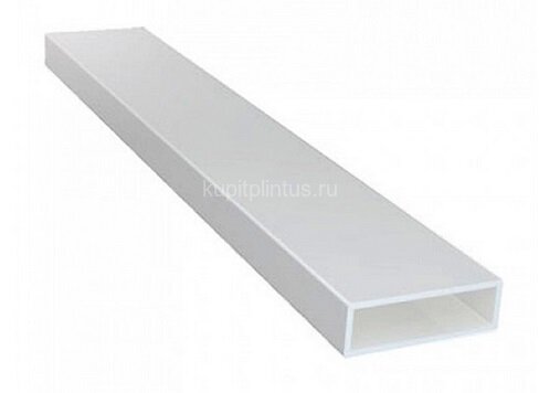 Заказать Профиль поперечины для москитной сетки 21х5 мм 9016 (белый) 3 м 