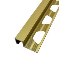 Профиль П-образный ПО-П10х10 Золото матовое 2,7 м Профиль П-образный ПО-П10х10 Золото матовое 2,7 м