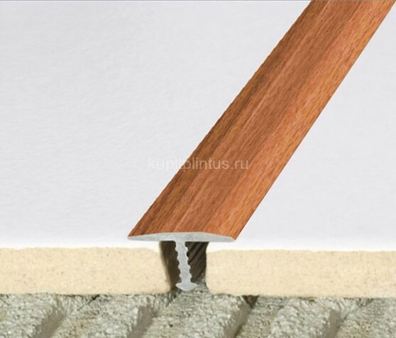 Заказать Алюминиевый Т-профиль 13 мм Effector A54 38 Бук Красный 2,5 м 