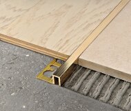 Профиль П-образный 10 мм Progress PRFOS 10 латунь шлифованная 2,7 м