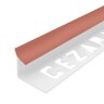 Заказать Внутренний угол ПВХ для плитки 7 мм Cezar 131 Темно-розовый 2,5 м 