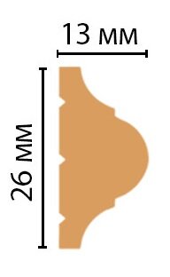 Заказать Декоративный молдинг Decomaster Арт Деко D001-114 Белый 26х13х2400 мм Заказать Декоративный молдинг Decomaster Арт Деко D001-114 Белый 26х13х2400 мм
