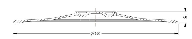 Заказать Потолочная розетка Orac Decor Purotouch R24 диаметром 79 см 
