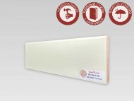 Напольный плинтус МДФ Teckwood цветной 80х10 RAL 1013 2.15 м Напольный плинтус МДФ Teckwood цветной 80х10 RAL 1013 2.15 м