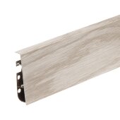 Напольный плинтус Cezar Hi-Line Prestige 75 мм цвет 142 под дерево 2,5 м Напольный плинтус Cezar Hi-Line Prestige 75 мм цвет 142 под дерево 2,5 м