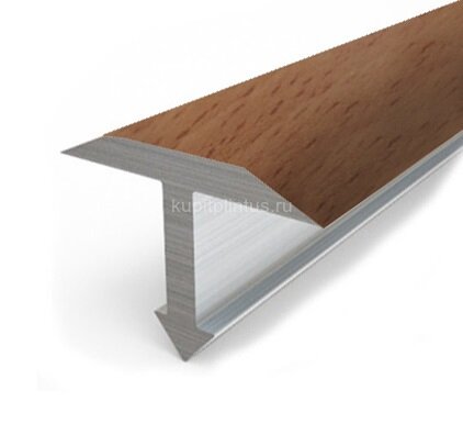 Заказать Профиль Т-образный из ламинированного алюминия Т-14 Л Темный бук 2,7 м Заказать Профиль Т-образный из ламинированного алюминия Т-14 Л Темный бук 2,7 м