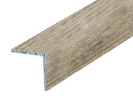 Уголок 20х20 мм алюминиевый КД Дуб венеция (декорированный) 2,7 м